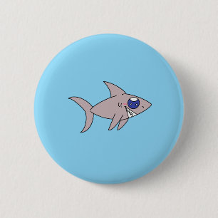 Little Big Eyed Shark Button