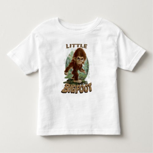 Little Bigfoot Toddler T_shirt