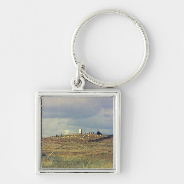 Little Bighorn Battlefield National Monument (phot Keychain (Front)