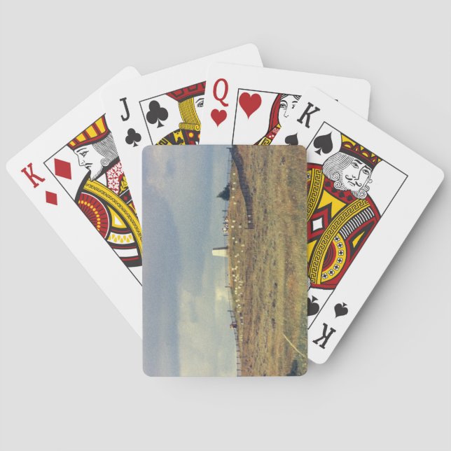 Little Bighorn Battlefield National Monument (phot Poker Cards (Back)