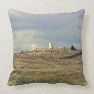 Little Bighorn Battlefield National Monument (phot Throw Pillow