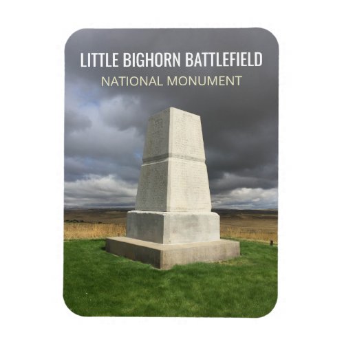 Little Bighorn Burial Monument Magnet