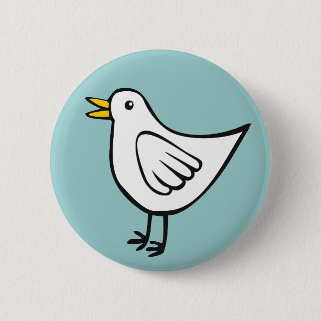 Little Bird 03 Pinback Button (Front)
