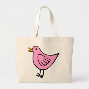 Little Bird 04 Large Tote Bag