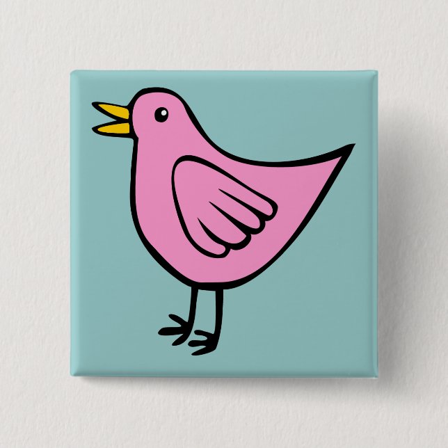 Little Bird 04 Pinback Button (Front)