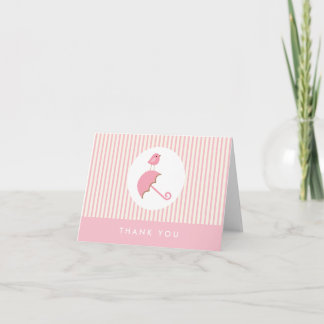 {little bird} baby shower thank you card