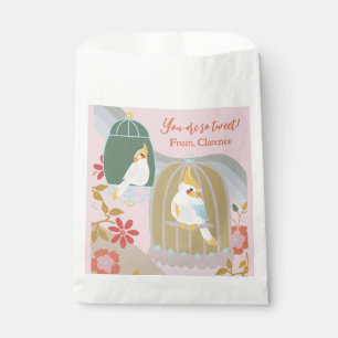 Little Bird Colorful Girls Birthday Favor Bag