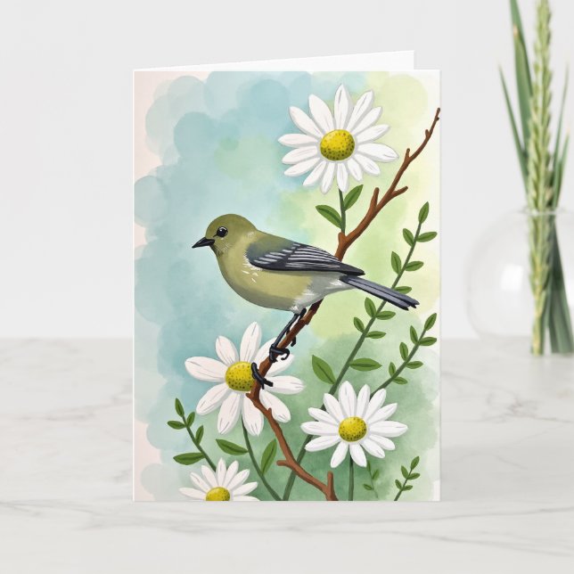Little Bird Mothers Day Art Card (Front)