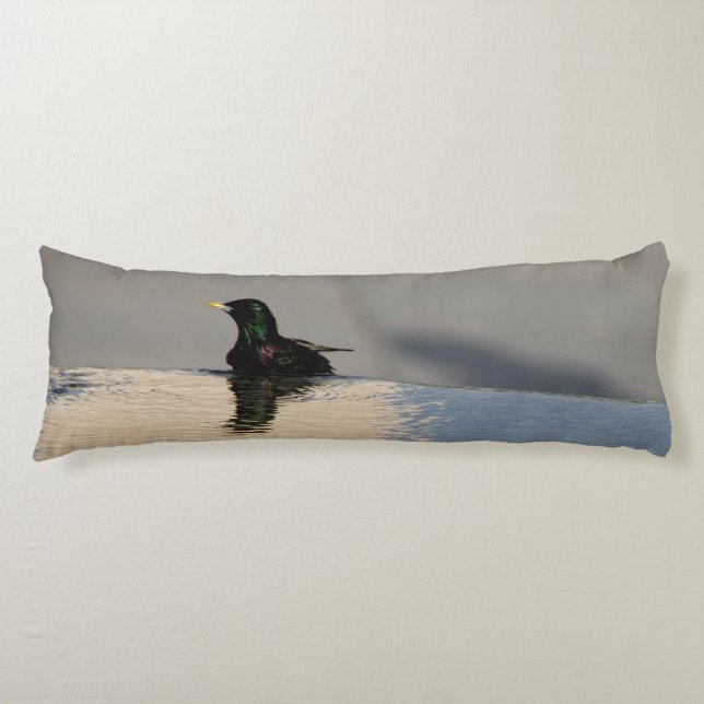 Little Bird on the Water Body Pillow (Front)