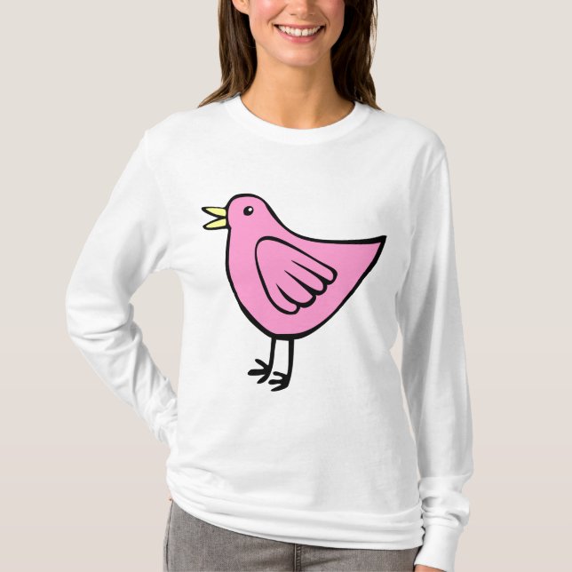 Little Bird - Pink T-Shirt (Front)