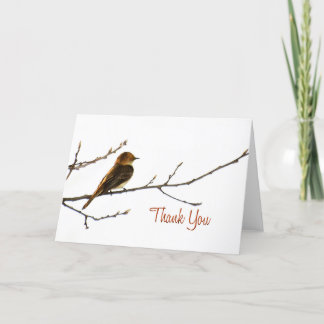 Little Bird Thank You Note Card