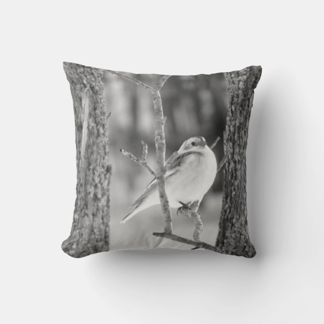 Little Bird Throw Pillow (Front)