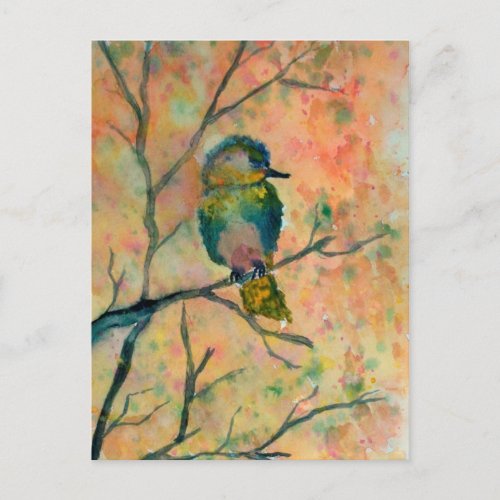 LIttle Bird watercolor Postcard