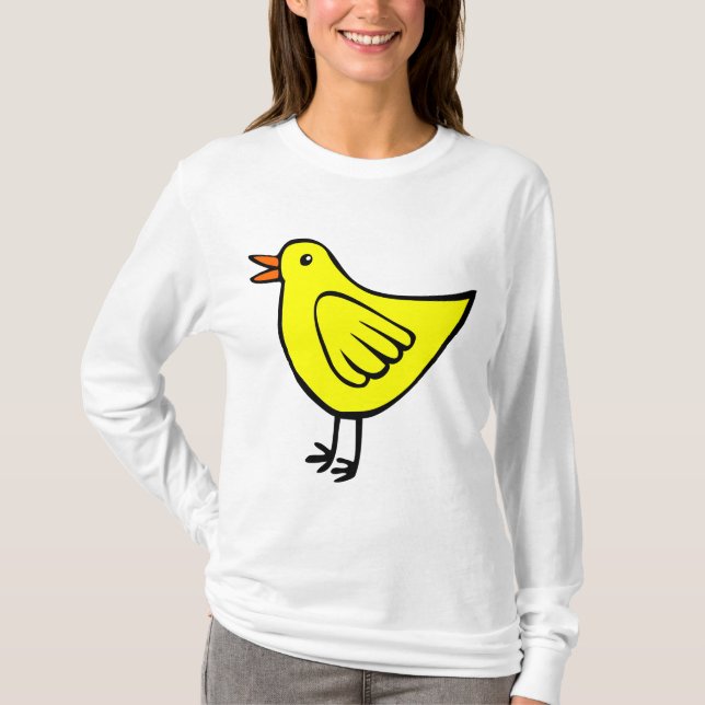 Little Bird - Yellow T-Shirt (Front)