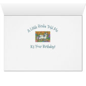 LITTLE BIRDIE TOLD ME, CAT BIRTHDAY CARD Customize (Inside Horizontal (Bottom))