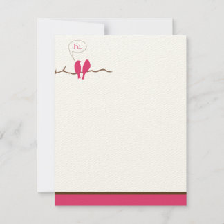 Little Birdies Flat Note Cards (Golden Globes)