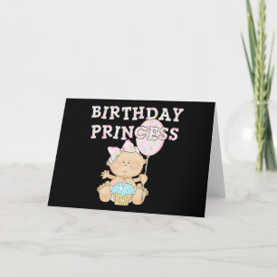Little Birthday Princess Tshirts and Gifts Card