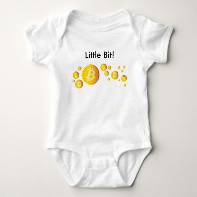 "Little Bit"  Baby Jersey Bodysuit (Front)
