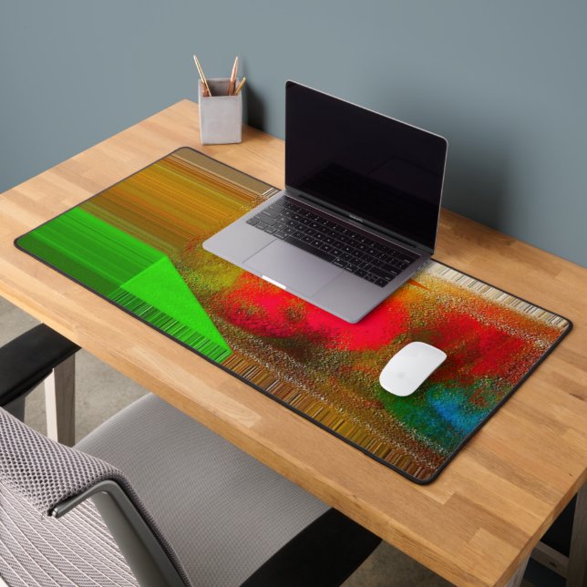"Little Bit of Abstract Watercolor" Desk Mat (Office 2)