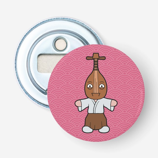 Little Biwa-bokuboku Yokai Bottle Opener (Front)