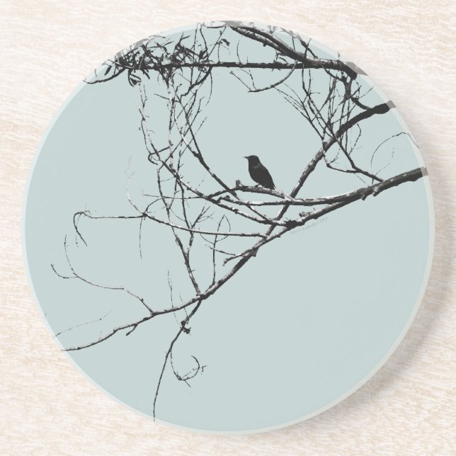 Little Black Bird Coaster (Front)