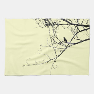 Little Black Bird Kitchen Towel