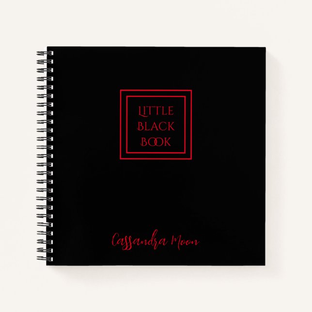  Little Black Book Personalized (Front)