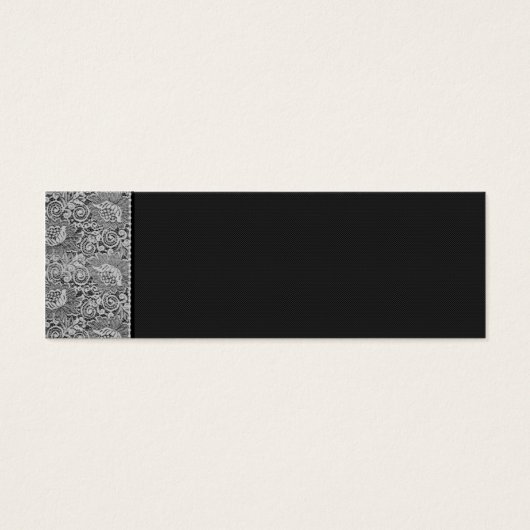 LITTLE BLACK CARD Customizable Personal Cards (Front)