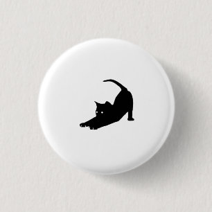 Little Black Cat  Button