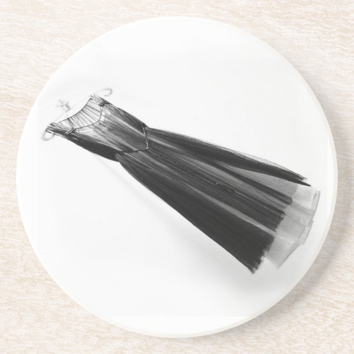 Little Black Dress Beverage Coaster