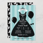 Little Black Dress Bridal Shower Invitation at Zazzle
