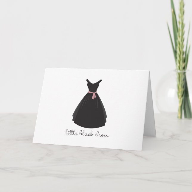 Little Black Dress Card (Front)