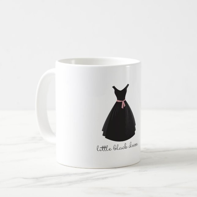 Little Black Dress Coffee Mug (Front Left)
