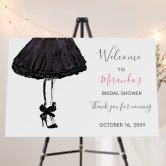 little black dress bridal shower invitations Personalized Little Black Dress BRIDAL SHOWER LABELS