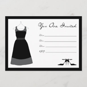 Little Black Dress Party Invitation