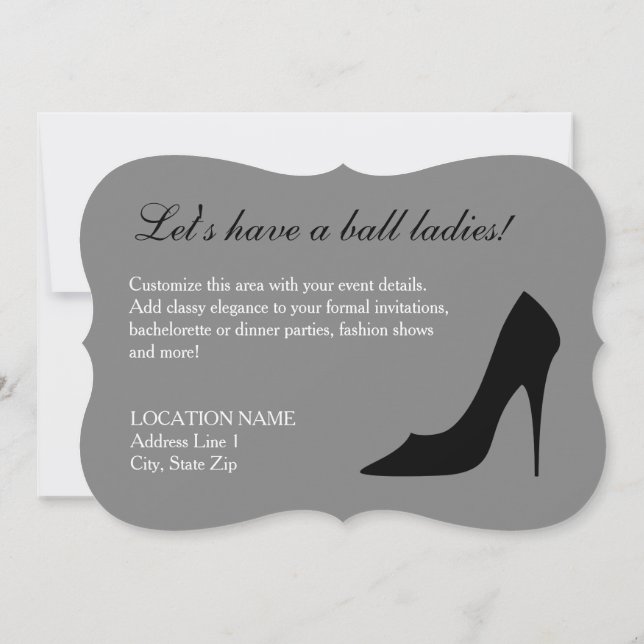Little Black Dress Party Invitations | Zazzle Little Black Dress Party Invitations | Zazzle