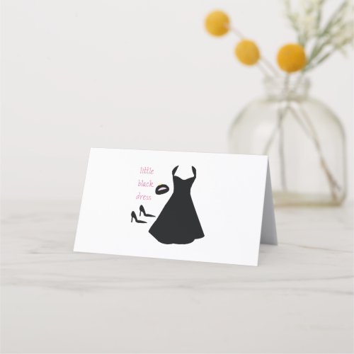 Little Black Dress Place Card