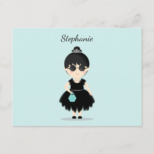 Little Black Dress Soiree Postcard