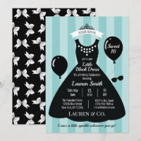 Little Black Dress Sweet 16 Birthday