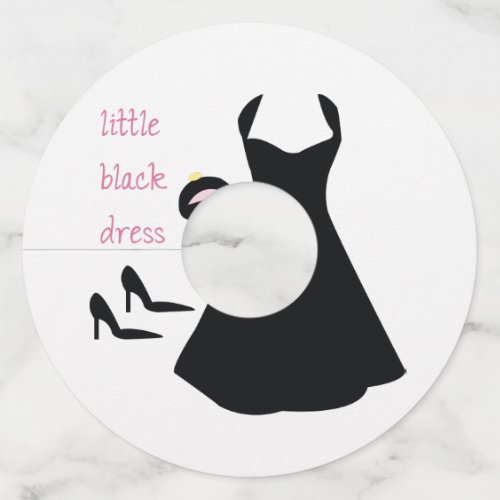 Little Black Dress Wine Glass Tag