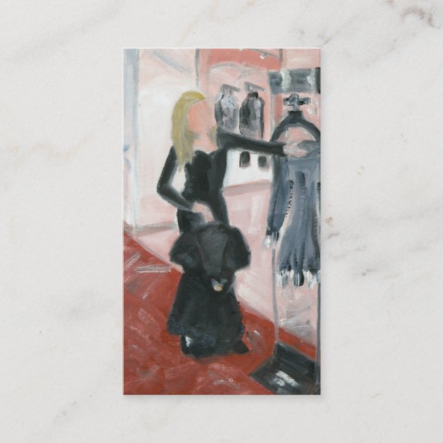 Little Black Dresses Business Card (Front)