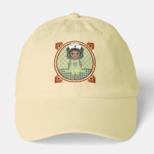 Little black girl nurse  hat