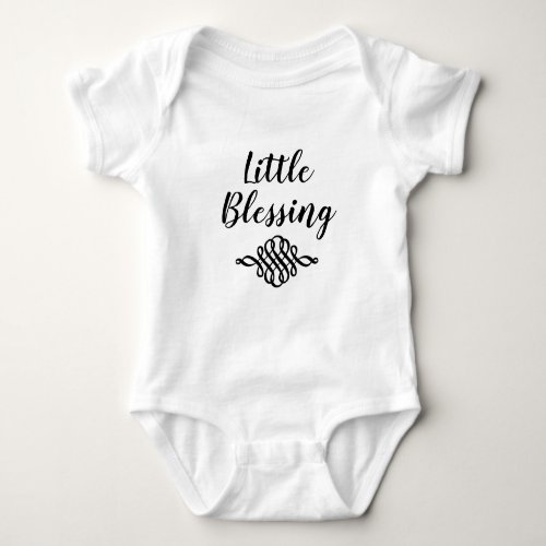 Little Blessing baby shirt bodysuit one piece