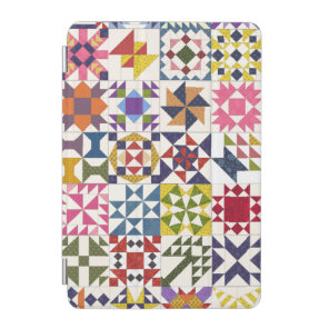 Little Blocks Quilt Block iPad Case