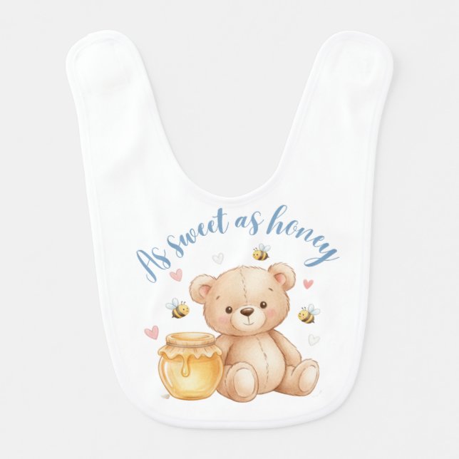 Little bloom friens baby bib (Front)