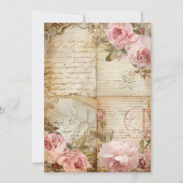 Little Blooms Baby Sprinkle | Soft Pastels Invitation (Front)