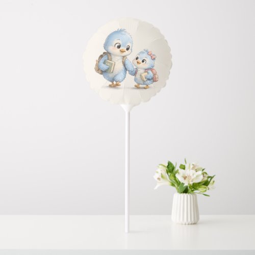Little Blue Bird School Balloon