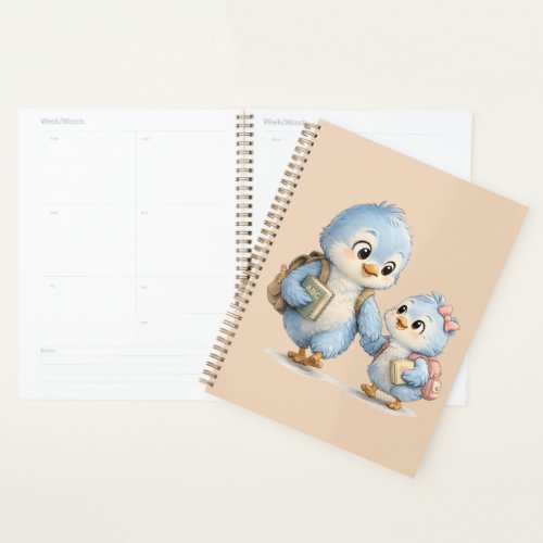 Little Blue Bird Weekly Planner