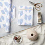 Little Blue Bow Baby Shower Boy Birthday  Wrapping Paper<br><div class="desc">Little bow Baby boy,  Birthday,  Baby shower party wrapping paper.</div>