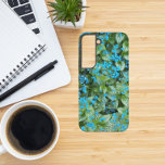 Little Blue Brunnera Flowers Floral Samsung Galaxy S22 Case<br><div class="desc">Protect your Samsung Galaxy S22 phone with this durable phone case that features the photo image of little, blue flowers and variegated leaves of the Jack Frost Brunnera plant. A lovely, floral design! Select your phone style. NOTE: You may need to edit and adjust image as necessary when changing phone...</div>